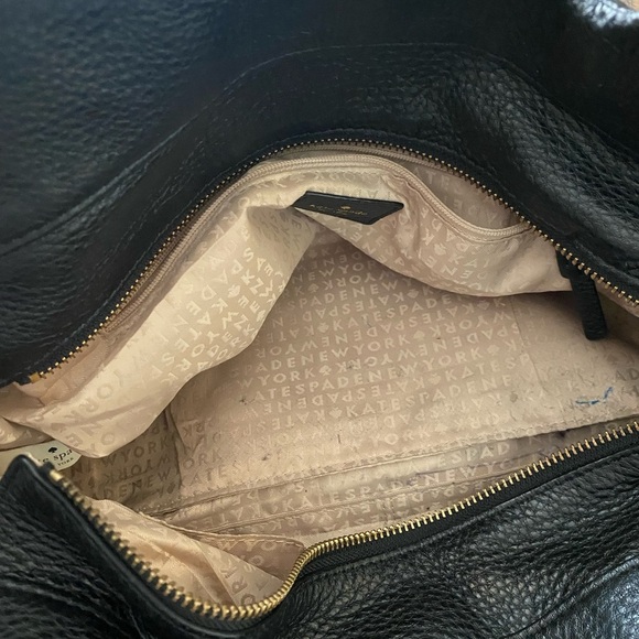Kate Spade Stevie Berkshire Road Black Leather satchel - Picture 7 of 16